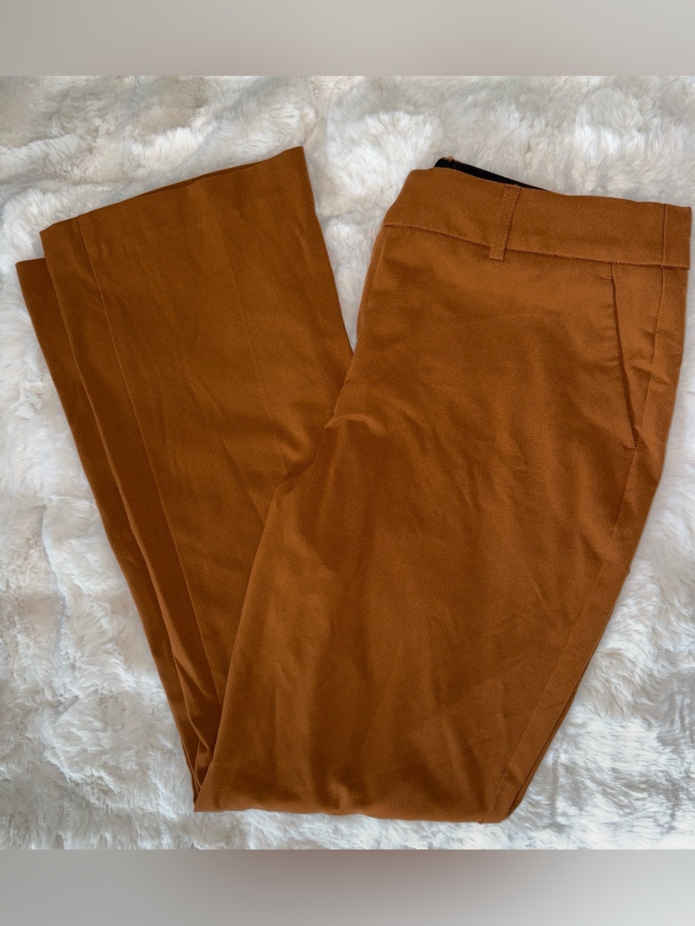 Womens Nine West Barely Bootcut Dress Pants in Caramel Brown, 12
